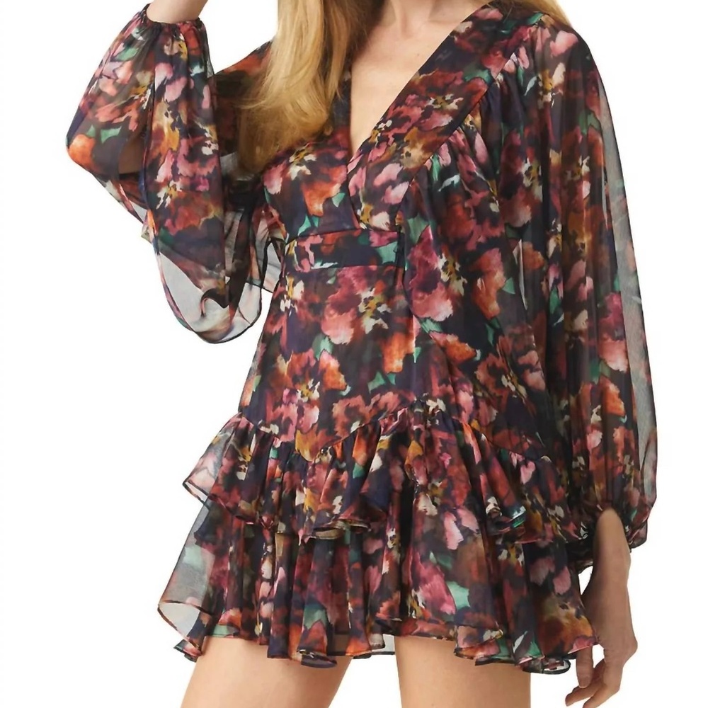 NWT | MISA Los Angeles Jolene Dress Libra Fleur | Sz S